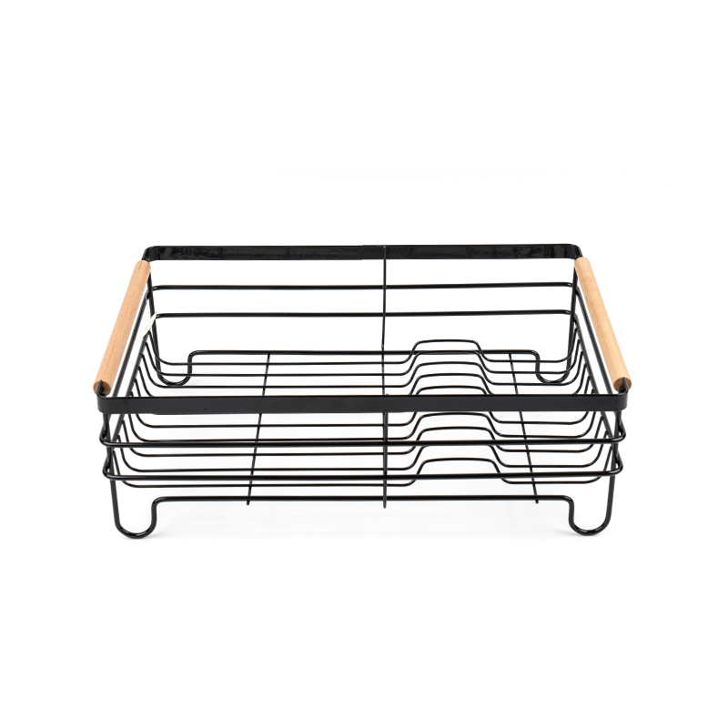 Drain Rack With Wooden Handles