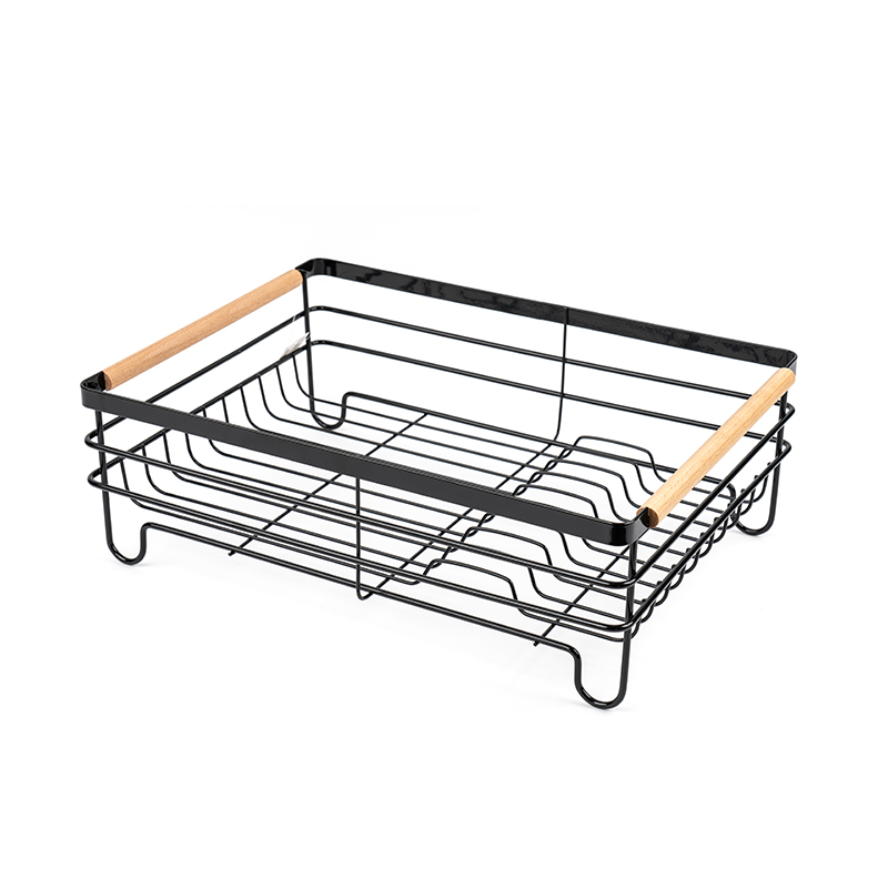 Drain Rack With Wooden Handles