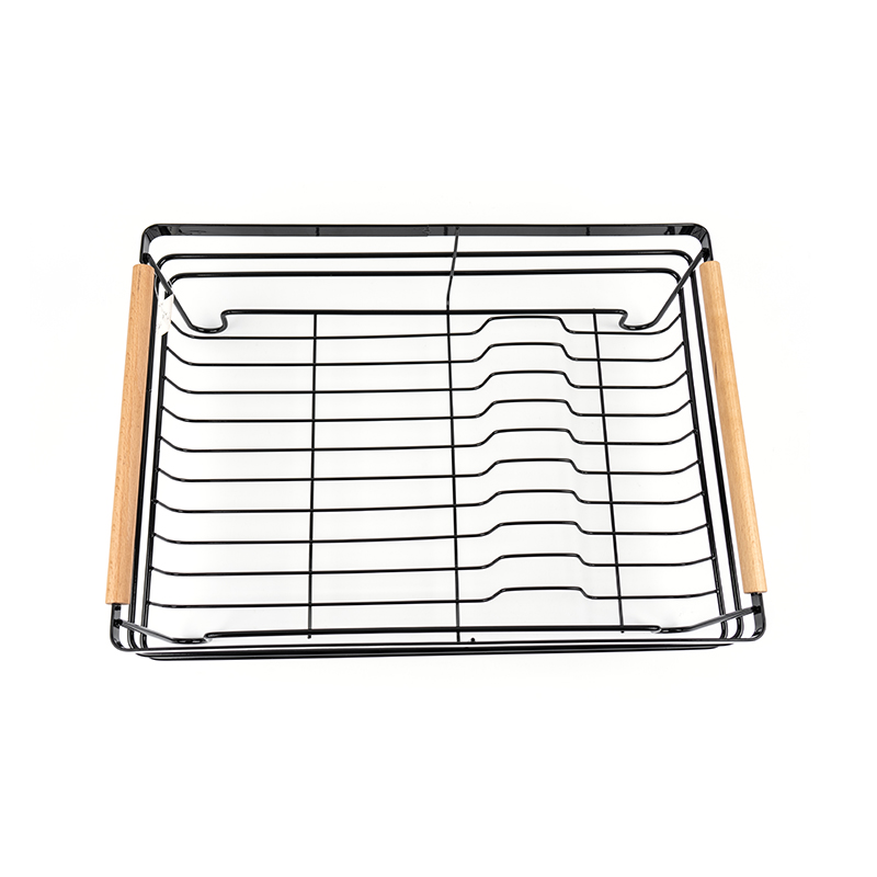 Drain Rack With Wooden Handles