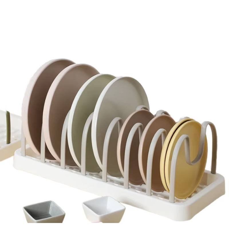 Adjustable Bakeware & Pot Lid Organizer Rack